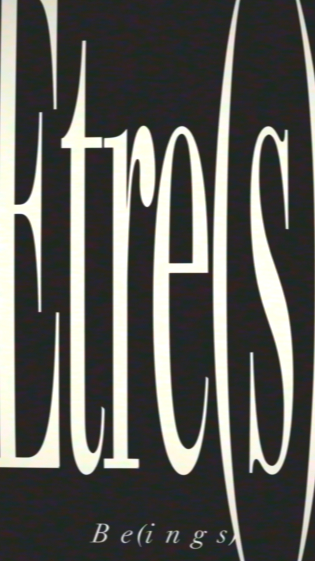 Être(s) / Be(ings) poster